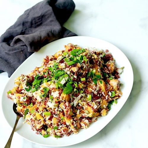 Wild Rice and Butternut Squash Salad