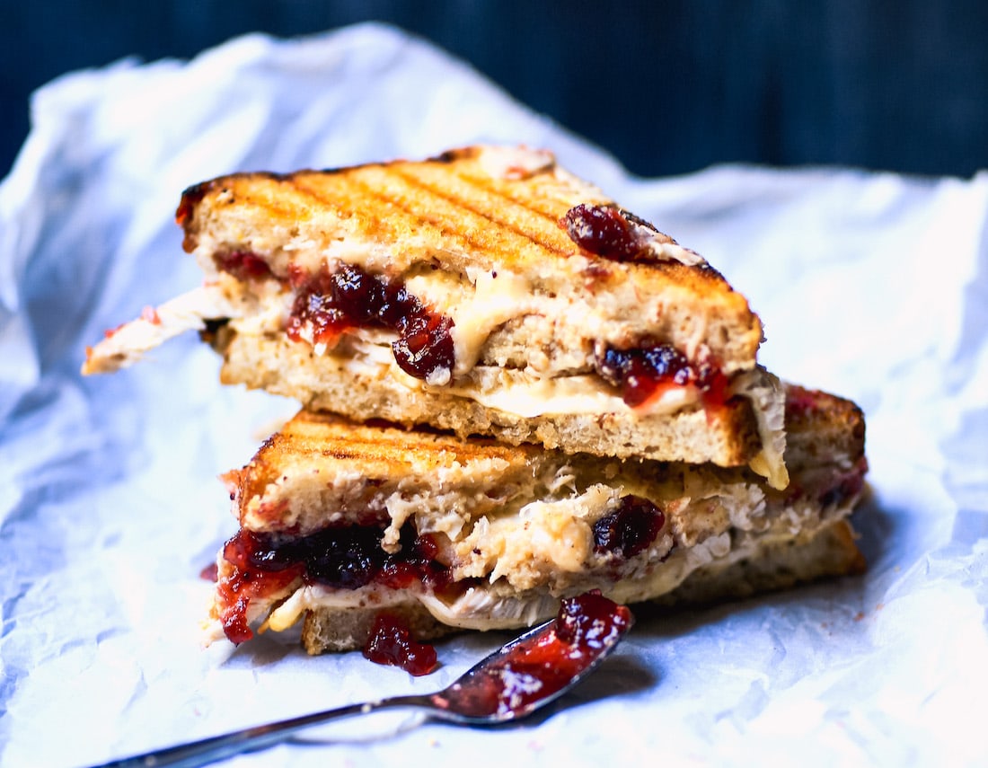 The whole Thanksgiving table is in each beautiful bite of this sandwich.