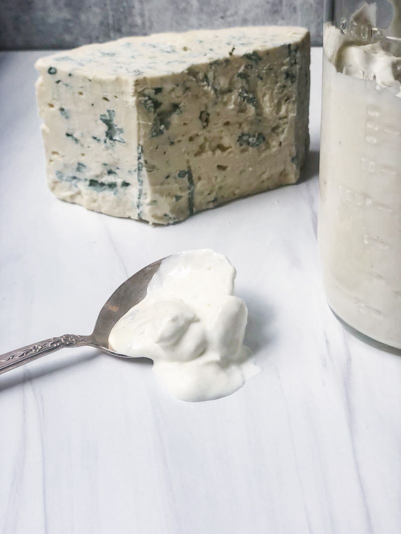 blue cheese dressing with buttermilk and sour cream