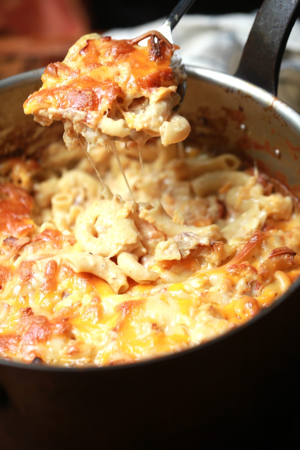 Browned Cheese on top 