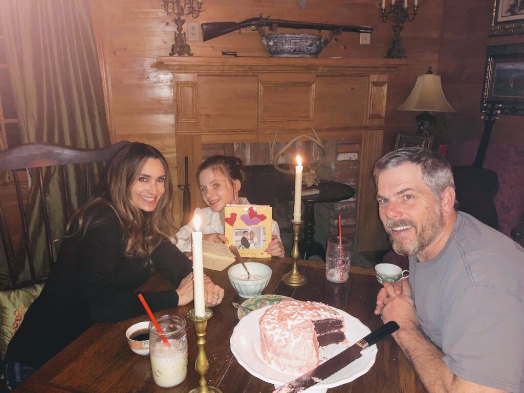 February anniversary dinner
