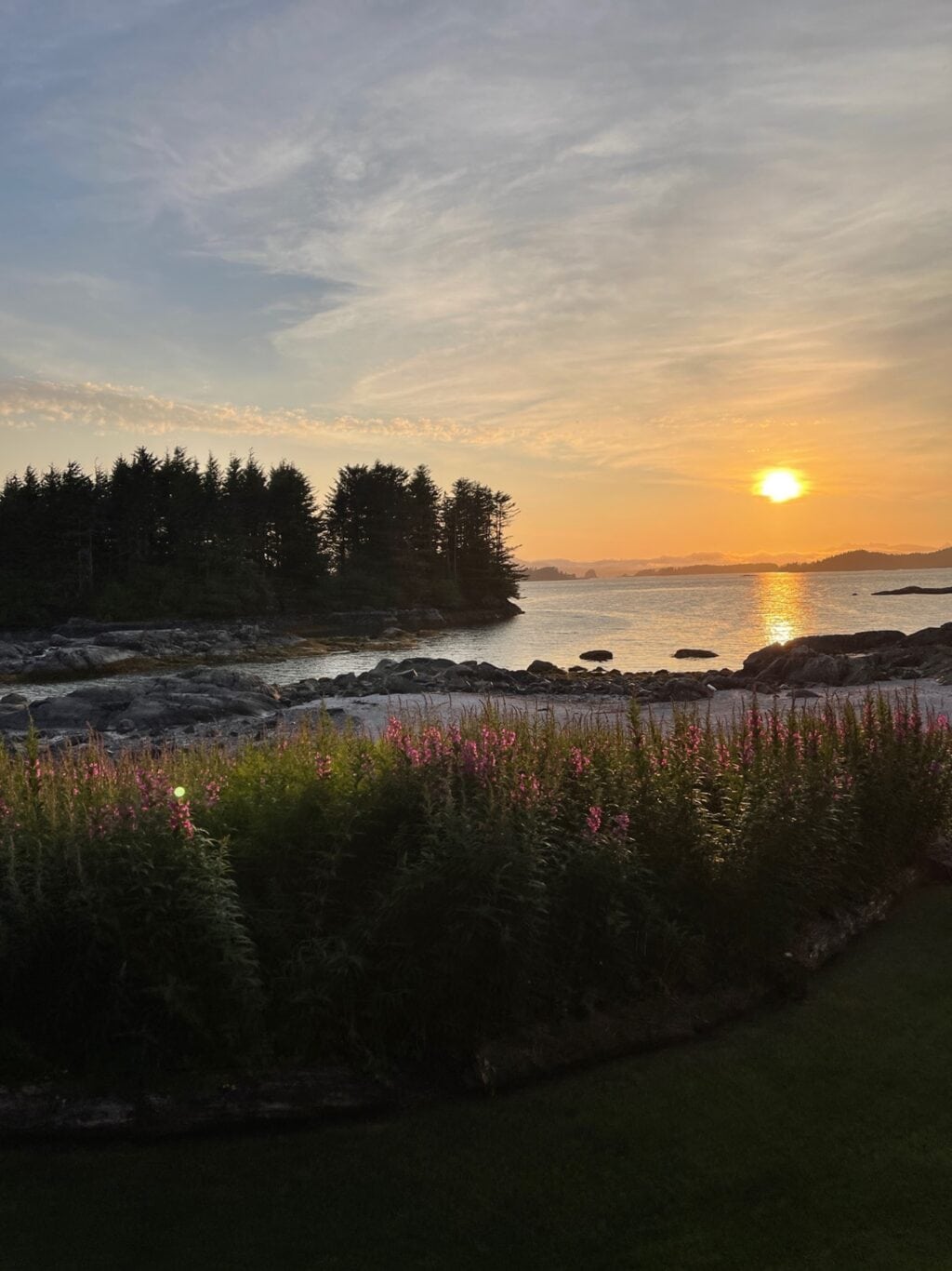 Alaskan summer sky at 11pm