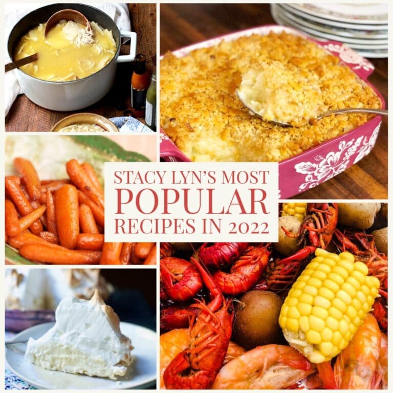 montage of five popular recipes of 2022