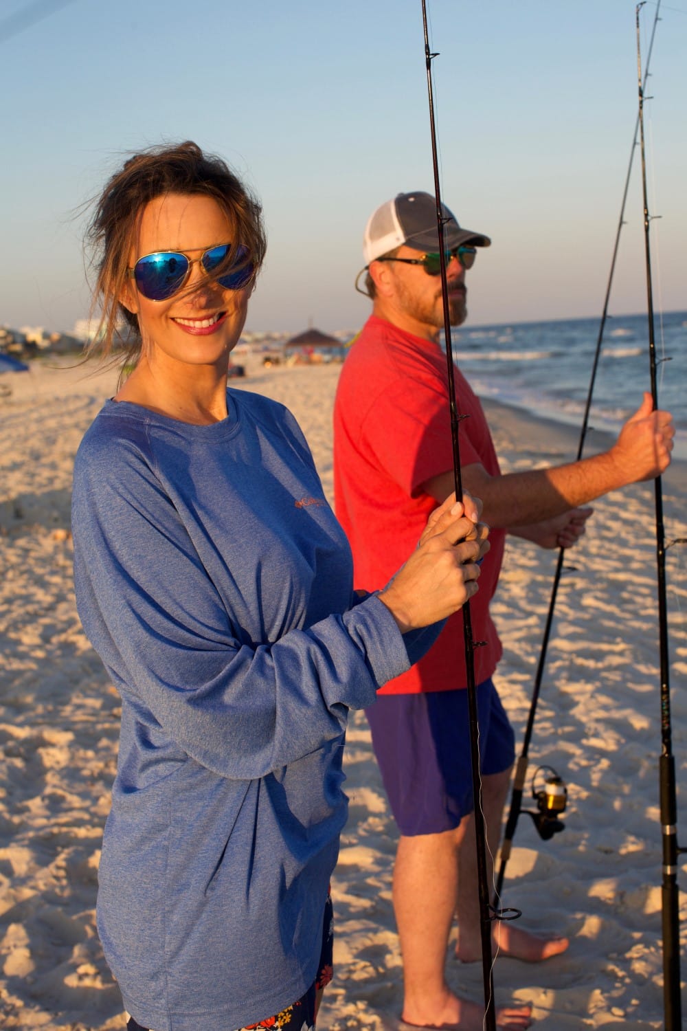 Stacy Lyn and husband Scott fishing