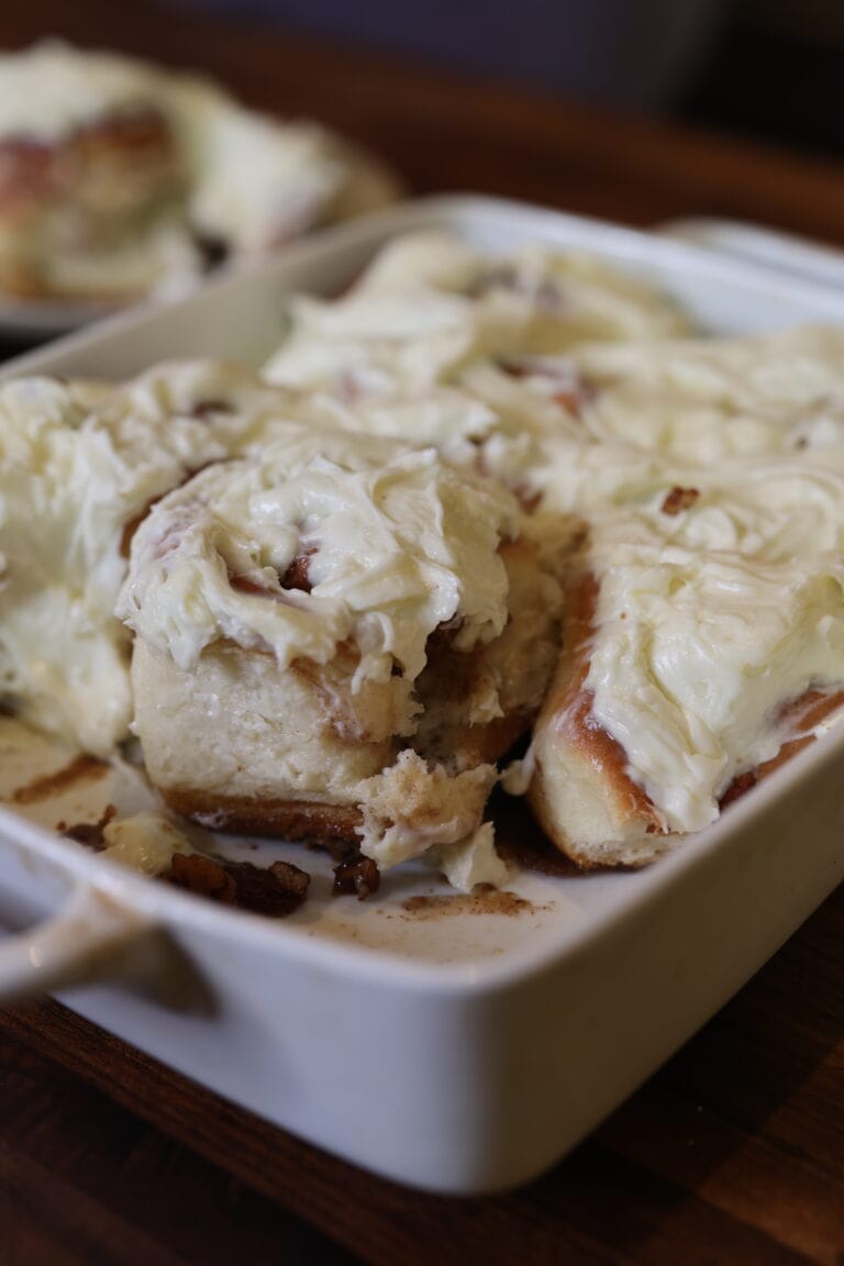 frosted cinnamon rolls