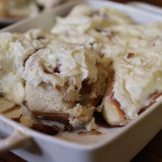 frosted cinnamon rolls