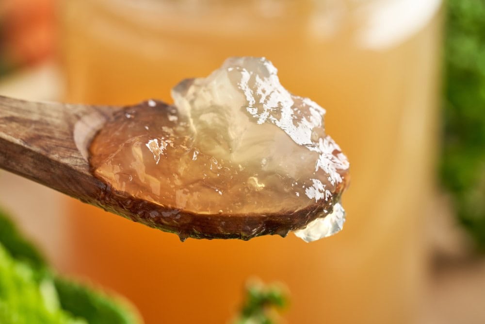 gelatin from deer stock, venison bone broth