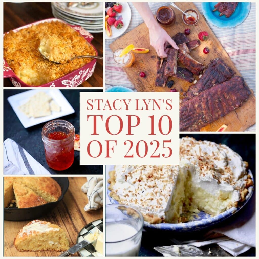 Stacy Lyn's Top 10 of 2025 montage of recipe images